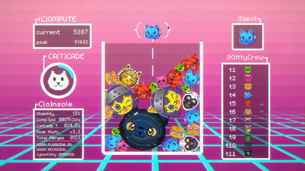 CyberKitty: Neon Merge - capture d'écran 2 (gameplay PC)