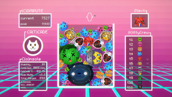 CyberKitty: Neon Merge - capture d'écran 5 (gameplay PC)