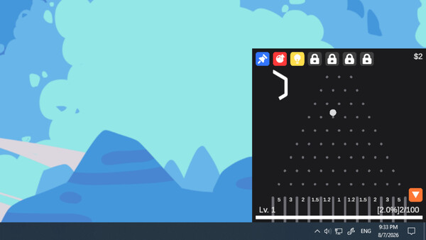 Desktop Plinko - capture d'écran 1 (gameplay PC)