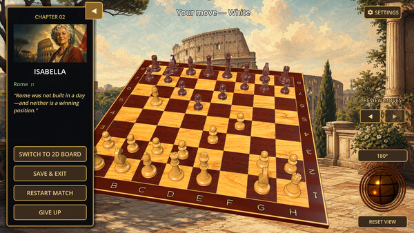 Checkborne: A Chess Adventure - capture d'écran 2 (gameplay PC)
