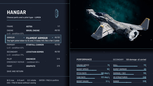Stellar Wing - capture d'écran 3 (gameplay PC)