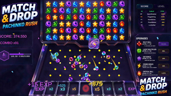 Match & Drop: Pachinko Rush - capture d'écran 3 (gameplay PC)