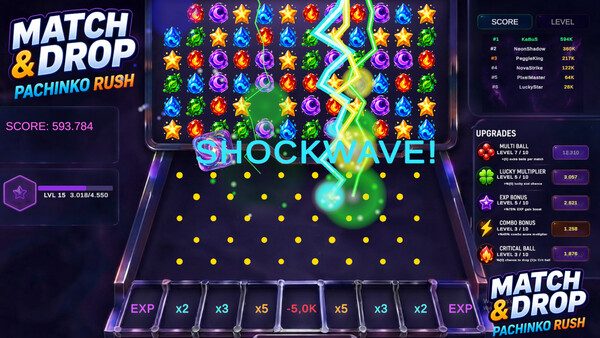 Match & Drop: Pachinko Rush - capture d'écran 1 (gameplay PC)