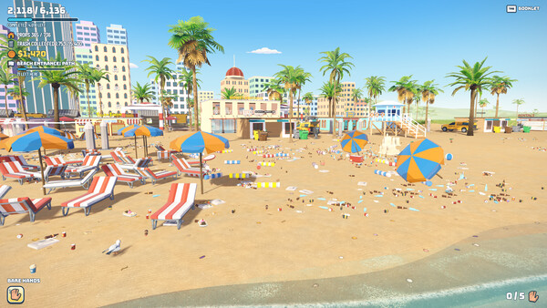 The Coast is Clear: Tidy up the Beach! - capture d'écran 3 (gameplay PC)