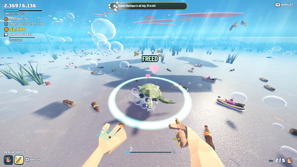 The Coast is Clear: Tidy up the Beach! - capture d'écran 2 (gameplay PC)