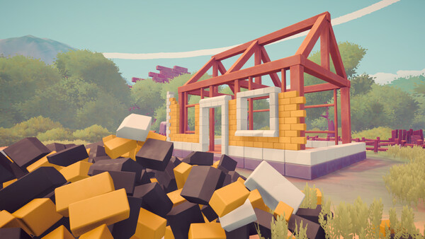 Brick by Brick: Tidy Up the Small Town! - capture d'écran 2 (gameplay PC)