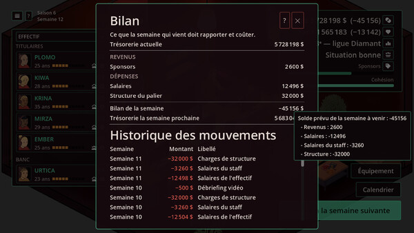 Just One More Season - capture d'écran 4 (gameplay PC)