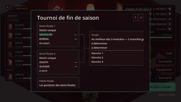Just One More Season - capture d'écran 2 (gameplay PC)