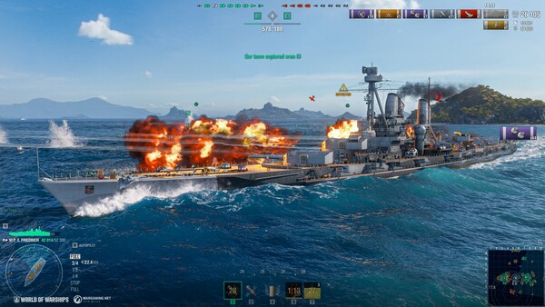 World of Warships - capture d'écran 1 (gameplay PC)