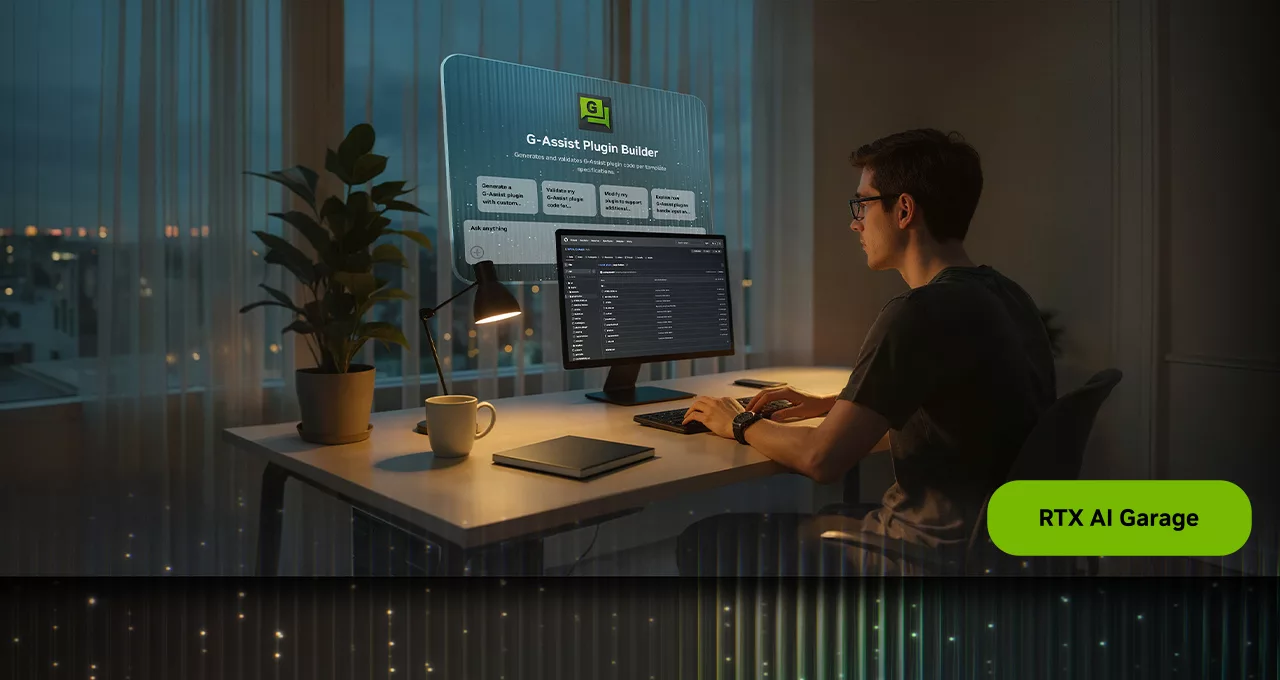 Deadline prolongée : créez un plugin G-Assist et tentez de gagner une carte graphique NVIDIA GeForce RTX et un ordinateur portable