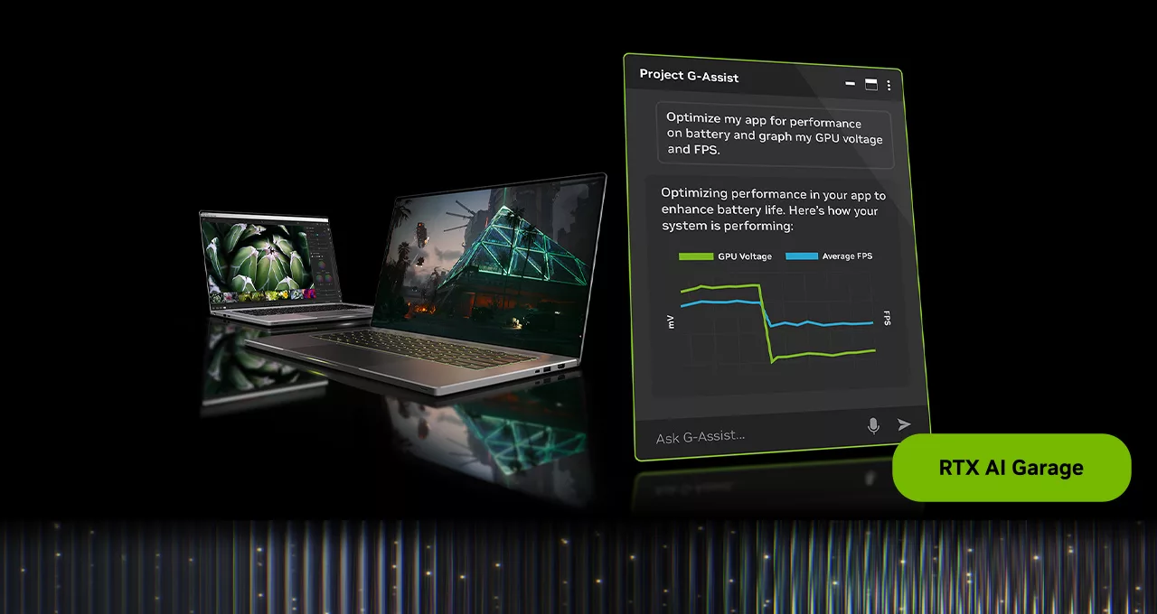 Nouveau modèle d'IA léger pour Project G-Assist : support des GPU NVIDIA GeForce RTX et RTX PRO 6 Go