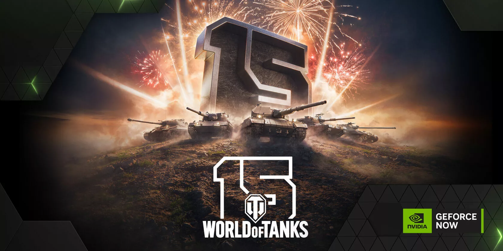 World of Tanks 15 year celebration on GeForce NOW